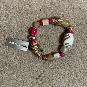 Chico’s Bronze Stretch Bracelet